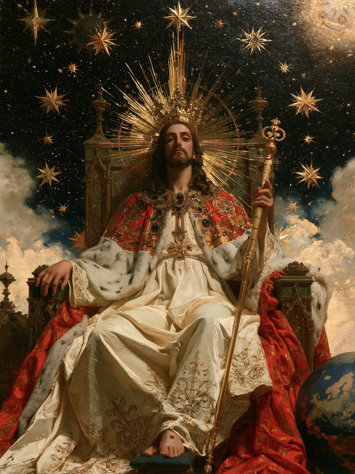 Jesus the King - Symbolist · Portrait n° 15