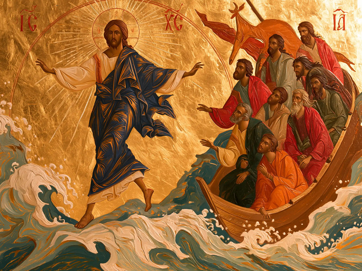 Jesus Walking on Water — The Red Mast and the Ivory Sea