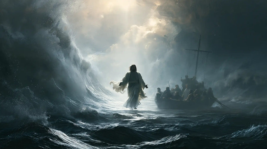 Jesus Walking on Water - Explosion of Movement · Landscape n° 11