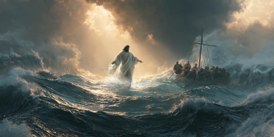 Jesus Walking on Water - Explosion of Movement · Landscape n° 16