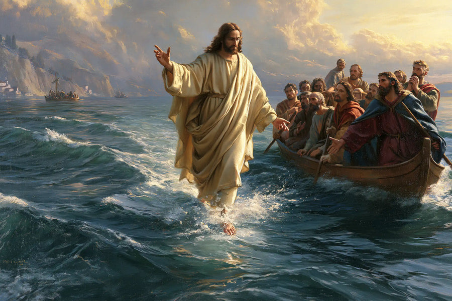 Jesus Walking on Water - Florentine Renaissance · Landscape n° 14