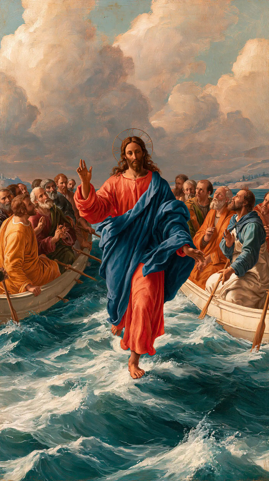 Jesus Walking on Water - Florentine Renaissance · Portrait n° 3