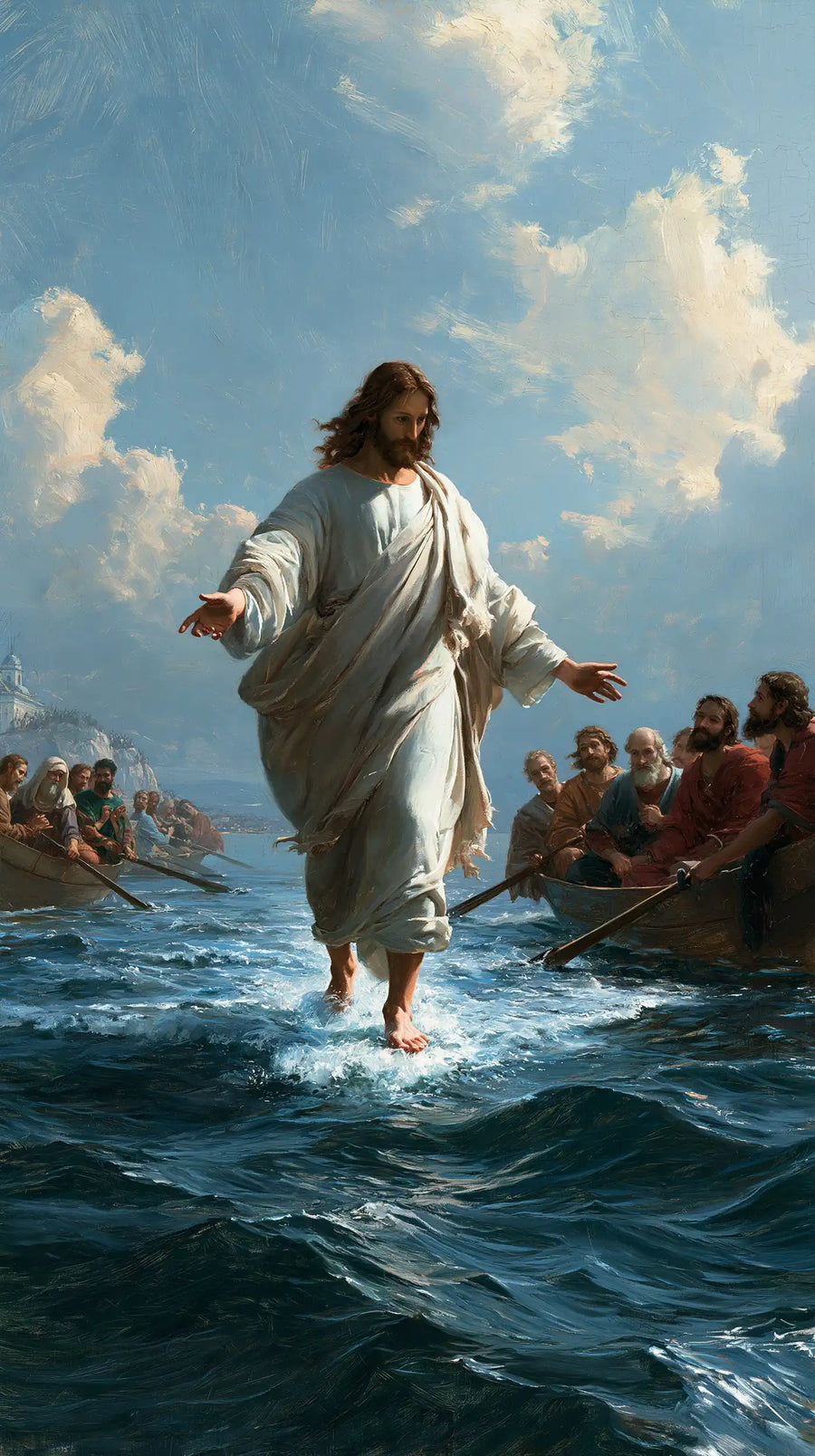 Jesus Walking on Water - Florentine Renaissance · Portrait n° 17