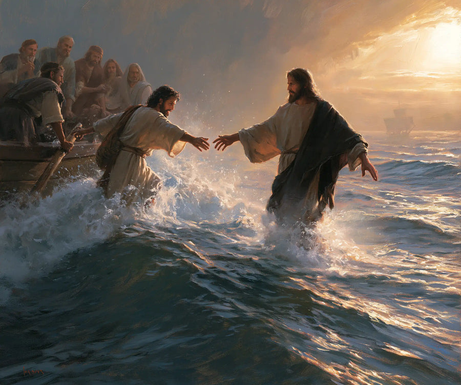 Jesus Walking on Water - Jesus Calls Peter · Landscape n° 1