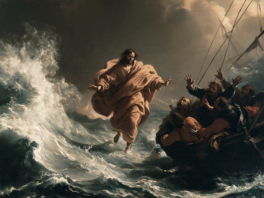 Jesus Walking on Water - Theatrical Baroque · Landscape n° 13
