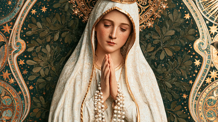 Our Lady of Fatima – Sacred Art Nouveau · Landscape no. 9