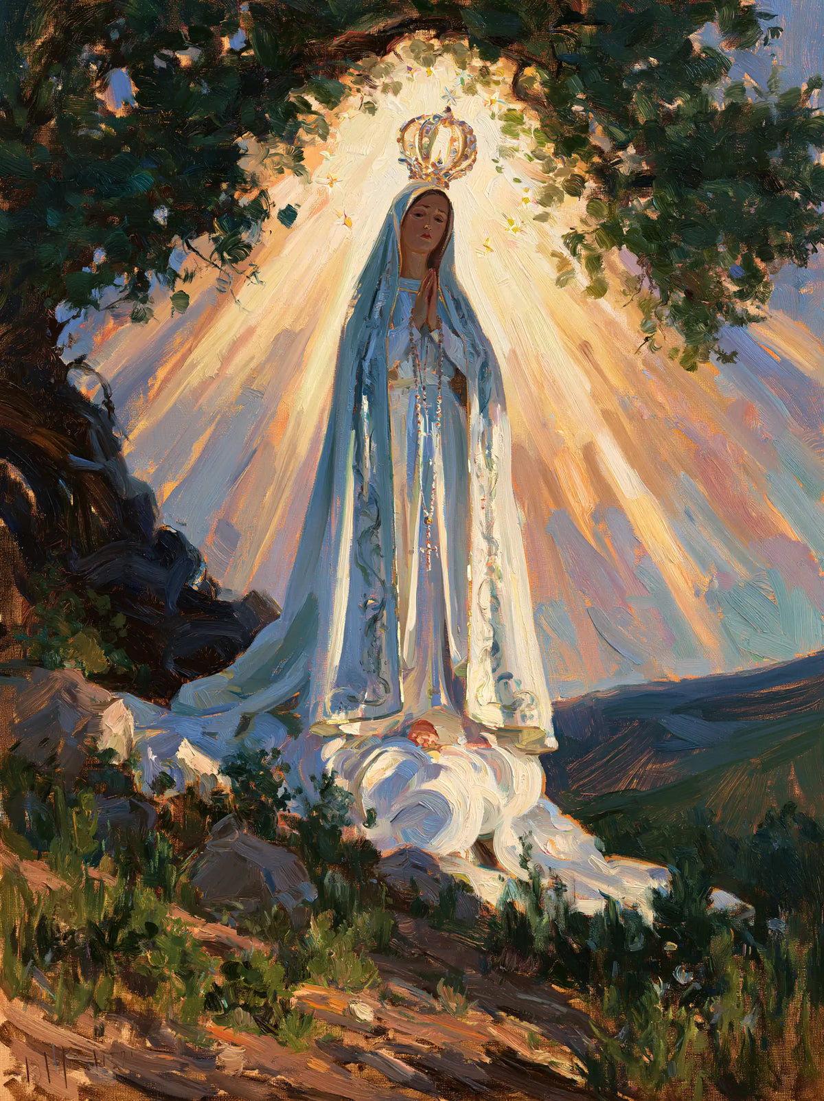 Our Lady of Fatima – Expressionist · Portrait no. 11