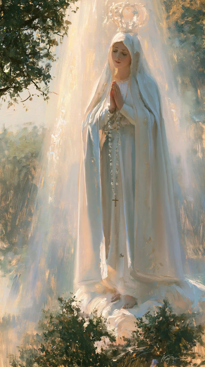 Our Lady of Fatima – Impressionist · Portrait no. 5