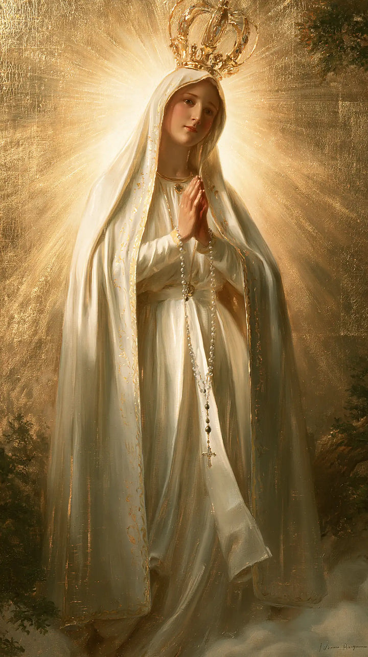 Our Lady of Fatima – Sacred Gold · Portrait no. 1