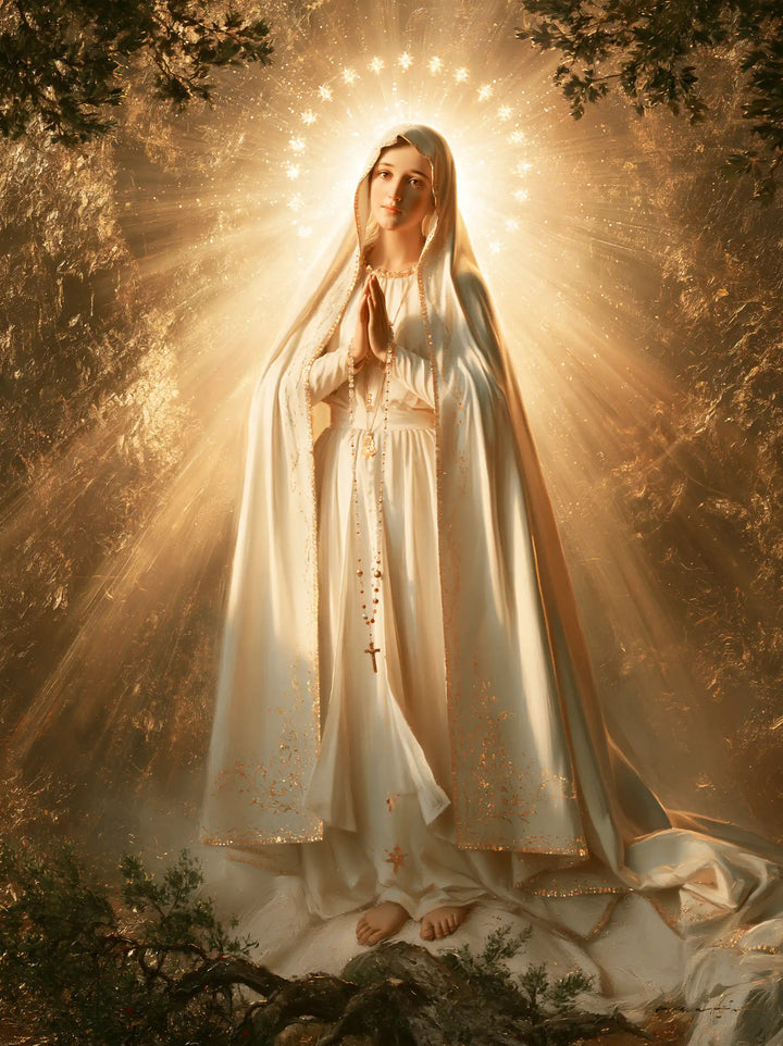 Our Lady of Fatima – Sacred Gold · Portrait no. 7