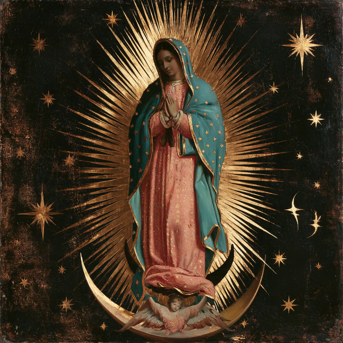 Our Lady of Guadalupe – Symbolist · Square no. 1