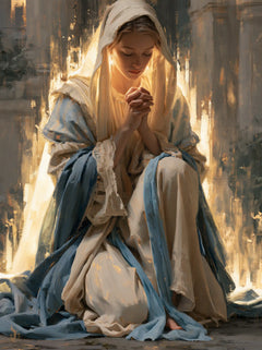 Virgin Mary in Prayer — Prayer in the Threshold’s Reflections