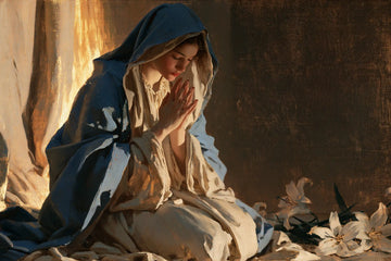 Virgin Mary in Prayer - Symbolist · Landscape n° 6