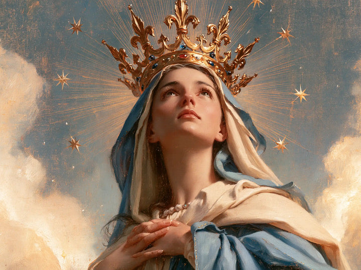 Mary Queen of Heaven - The Crown as Central Symbol · Landscape n° 2