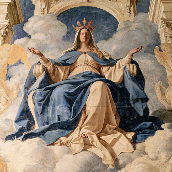 Mary Queen of Heaven - Florentine Renaissance · Square n° 7