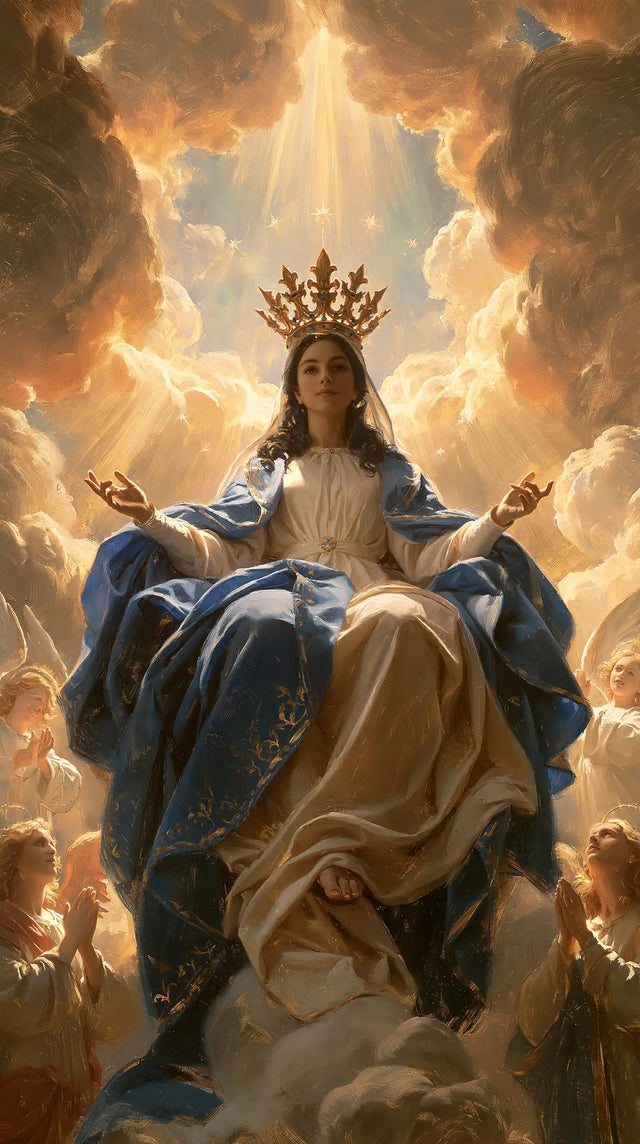 Mary, Queen of Heaven — Royal Calm Between Two Banks of Cloud