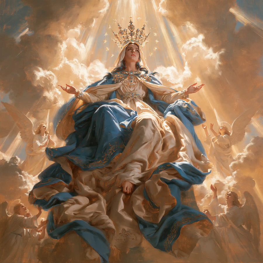 Mary Queen of Heaven - Heavenly Glory · Square n° 3