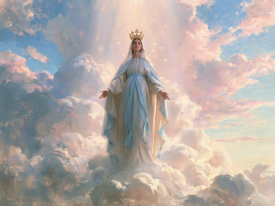 Mary Queen of Heaven - Impressionist · Landscape n° 3