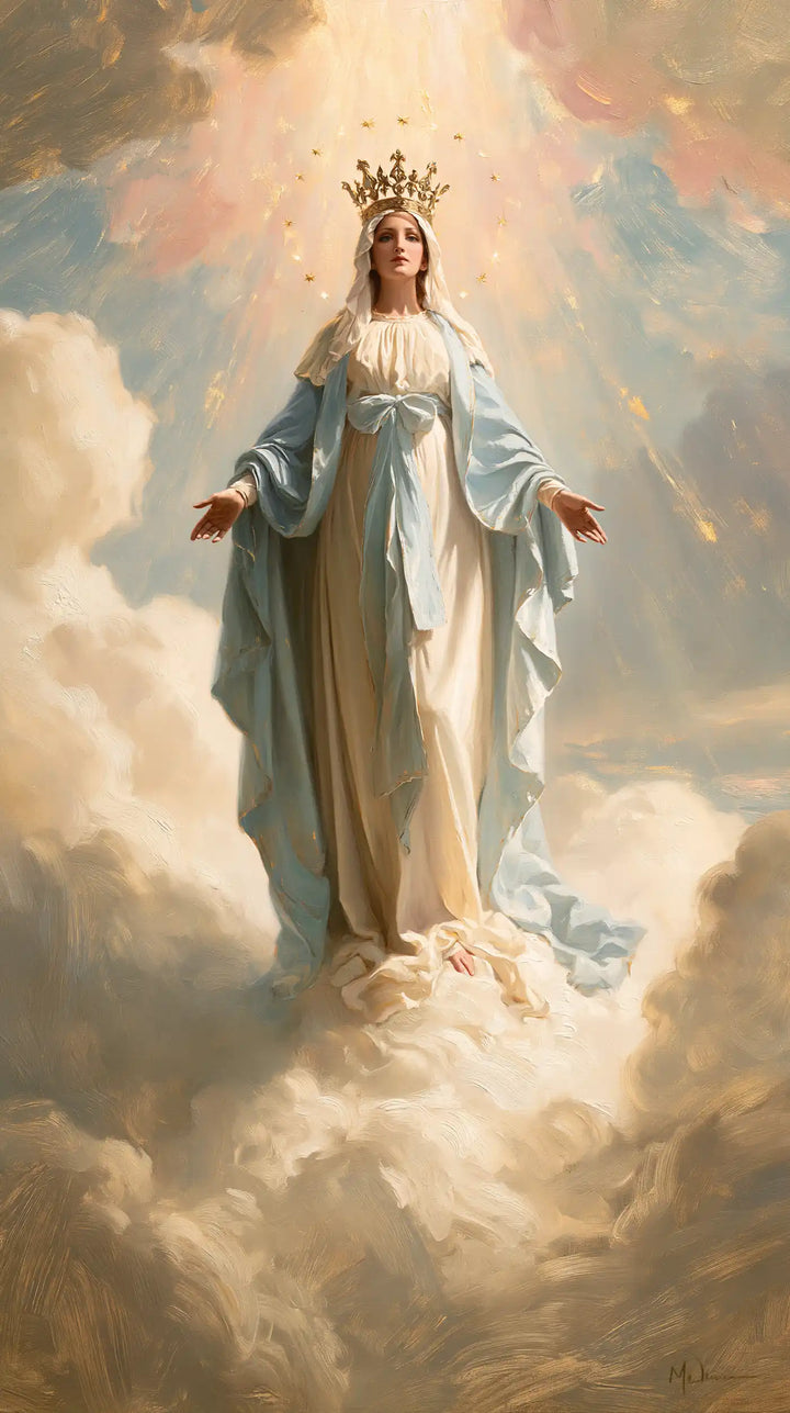 Mary Queen of Heaven - Impressionist · Portrait n° 6