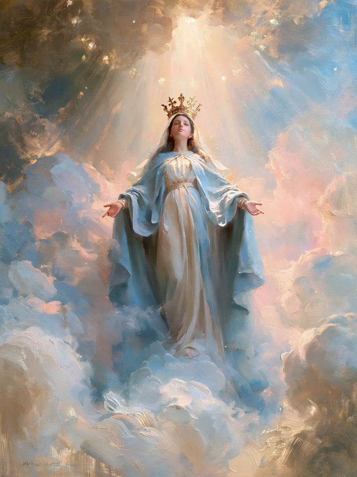 Mary Queen of Heaven - Impressionist · Portrait n° 37