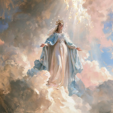 Mary Queen of Heaven - Impressionist · Square n° 2