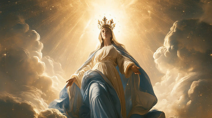 Mary Queen of Heaven - Mary before Heavenly Light · Landscape n° 14
