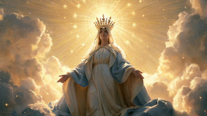 Mary Queen of Heaven - Mary before Heavenly Light · Landscape n° 16