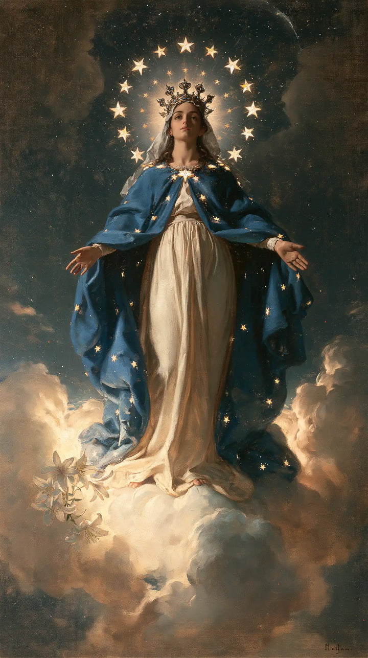 Mary Queen of Heaven - Symbolist · Portrait n° 16
