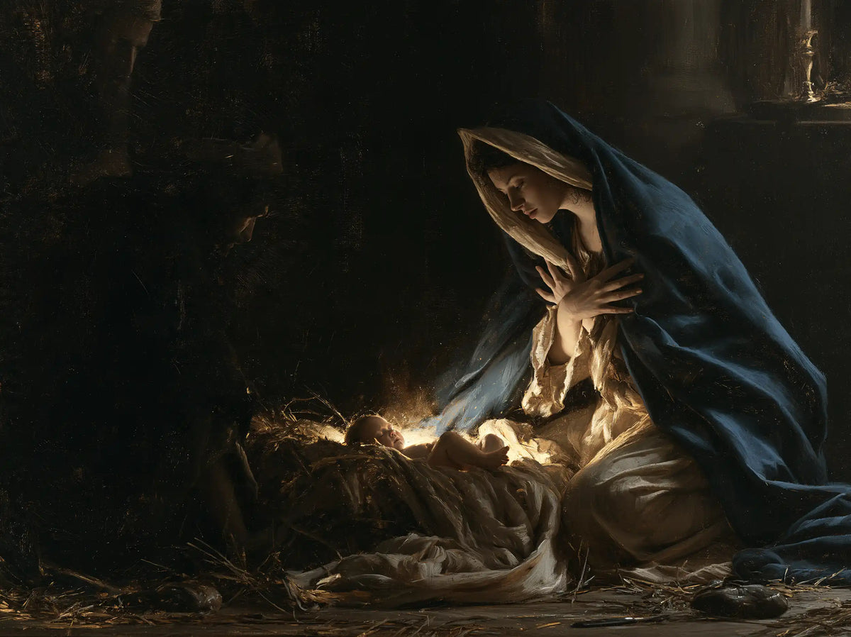 The Nativity - Black and Gold · Landscape n° 1