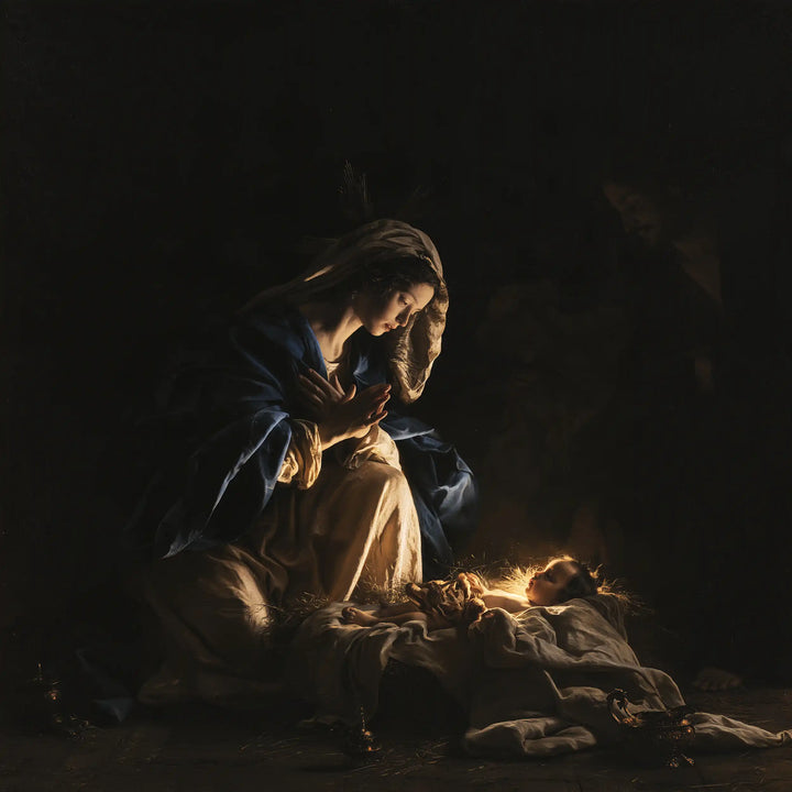 The Nativity - Black and Gold · Square n° 5