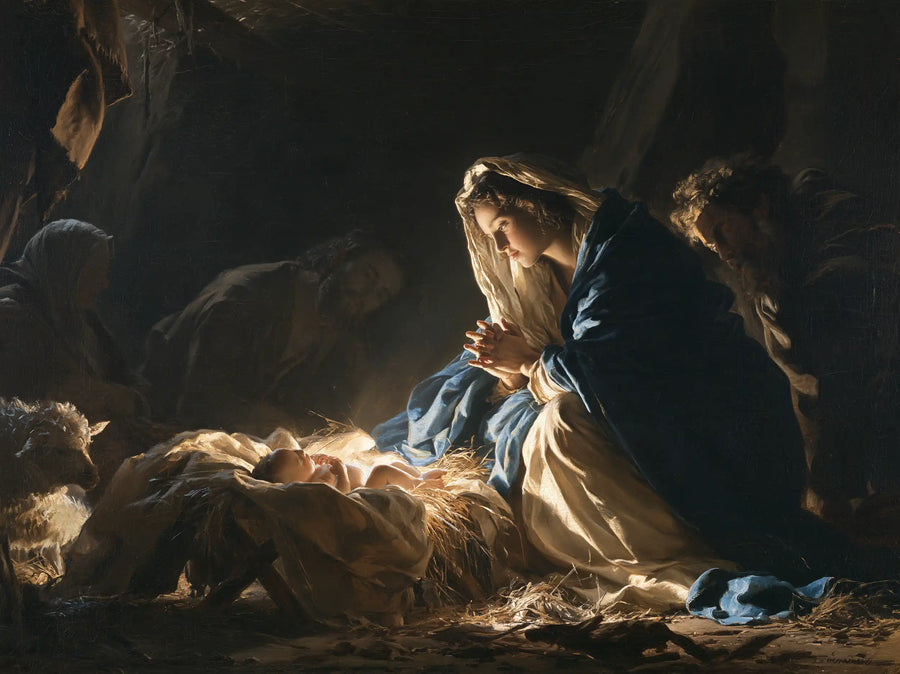 The Nativity - Infant Jesus as Divine Light · Landscape n° 2