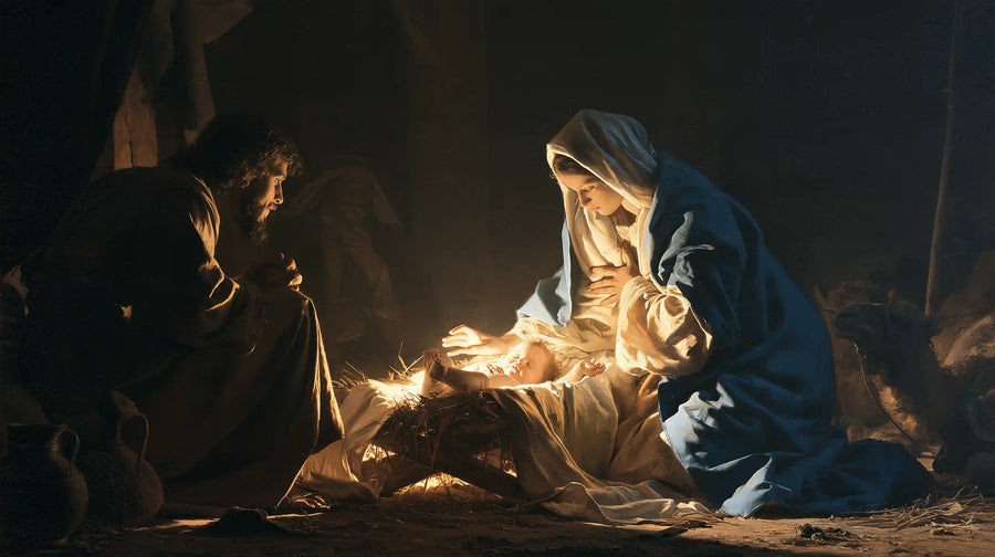 The Nativity - Infant Jesus as Divine Light · Landscape n° 8