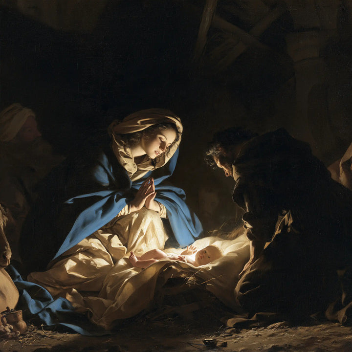 The Nativity - Infant Jesus as Divine Light · Square n° 3