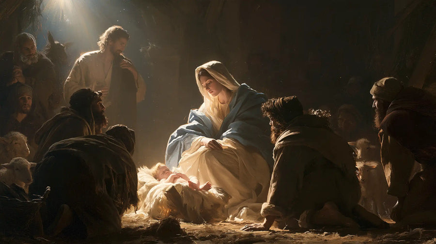 The Nativity - Mary and the Shepherds · Landscape n° 12