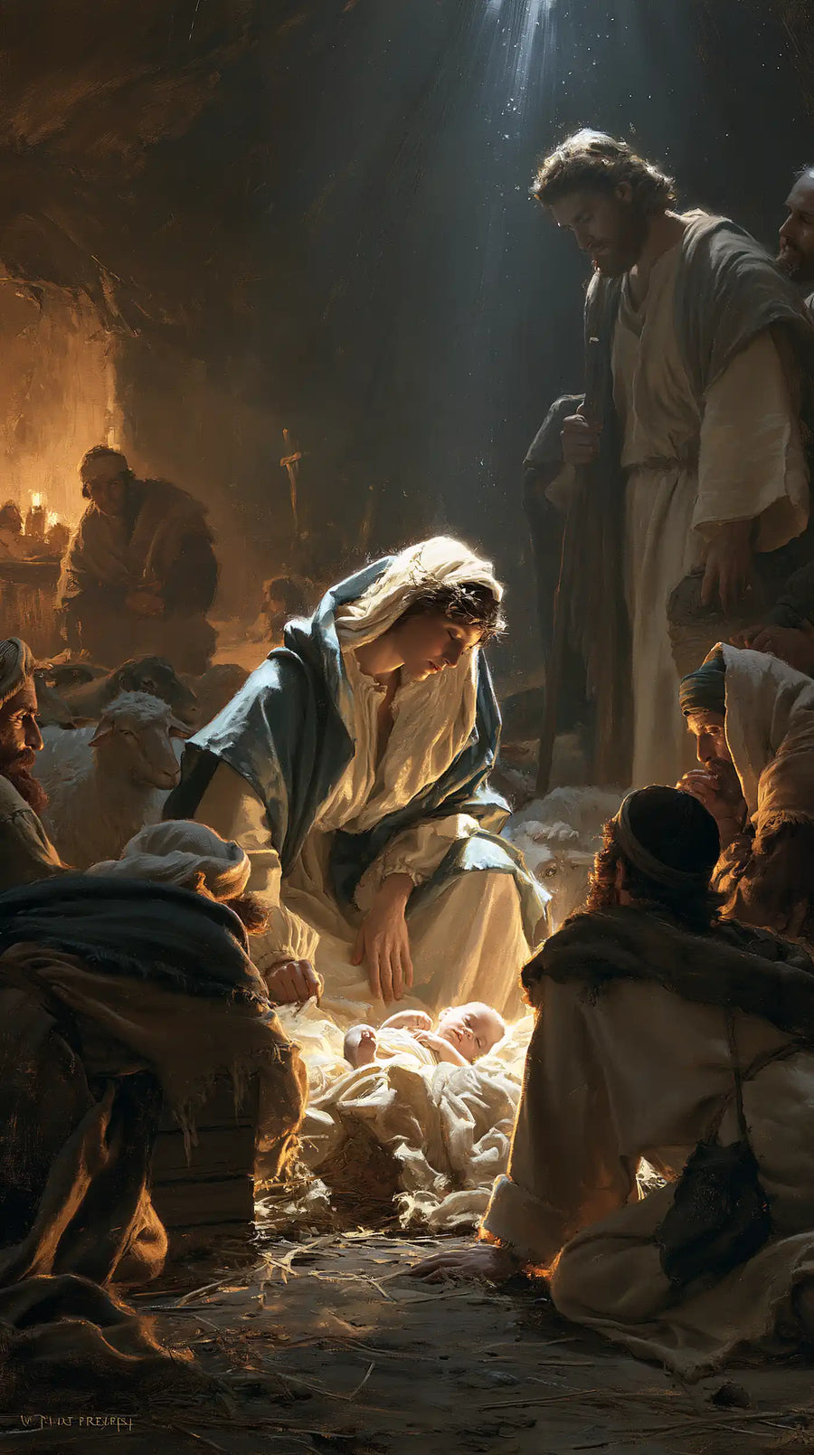 The Nativity - Mary and the Shepherds · Portrait n° 5