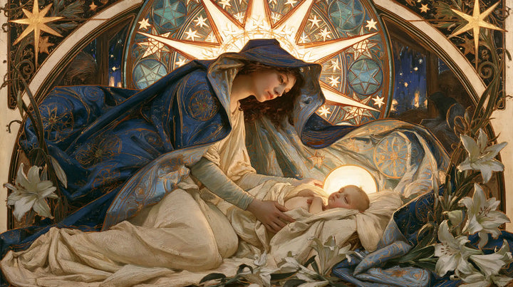 The Nativity - Sacred Art Nouveau · Landscape n° 3
