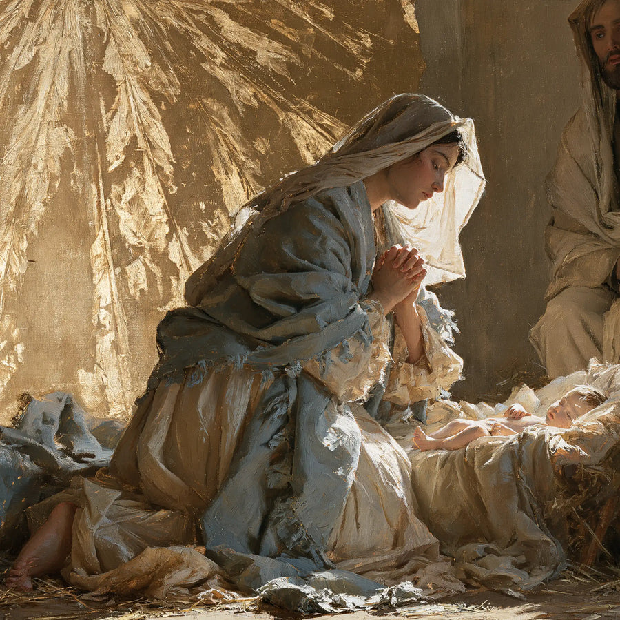 The Nativity - Sacred Gold · Square n° 10