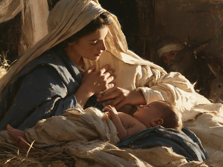 The Nativity - Sacred Maternal Tenderness · Landscape n° 1