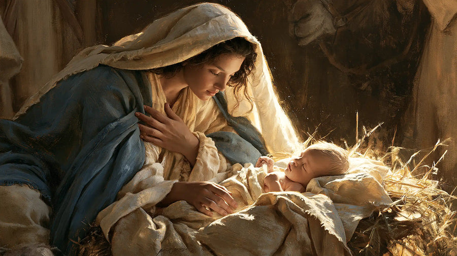 The Nativity - Sacred Maternal Tenderness · Landscape n° 3