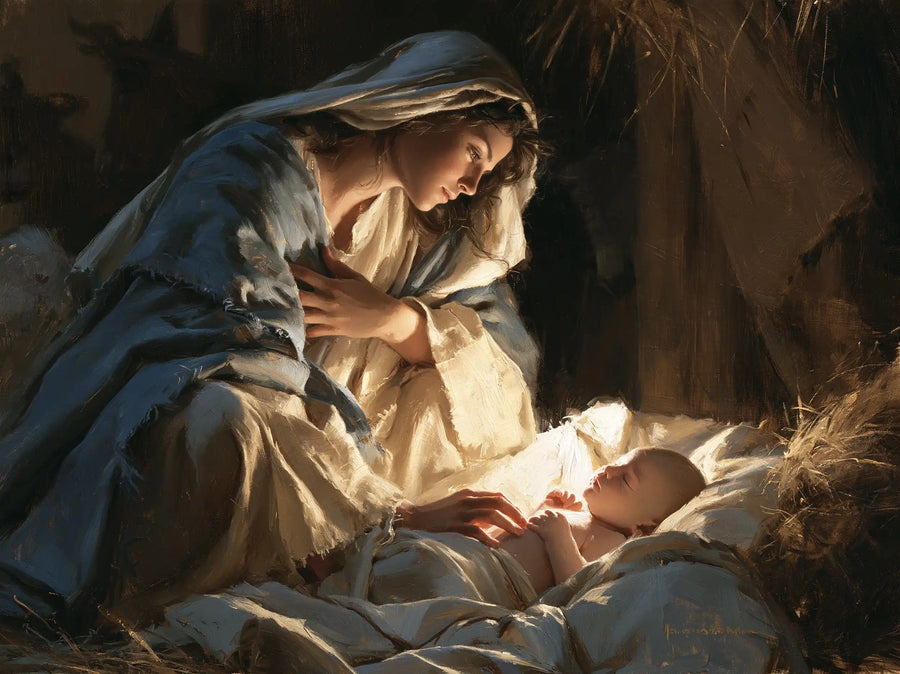 The Nativity - Sacred Maternal Tenderness · Landscape n° 6