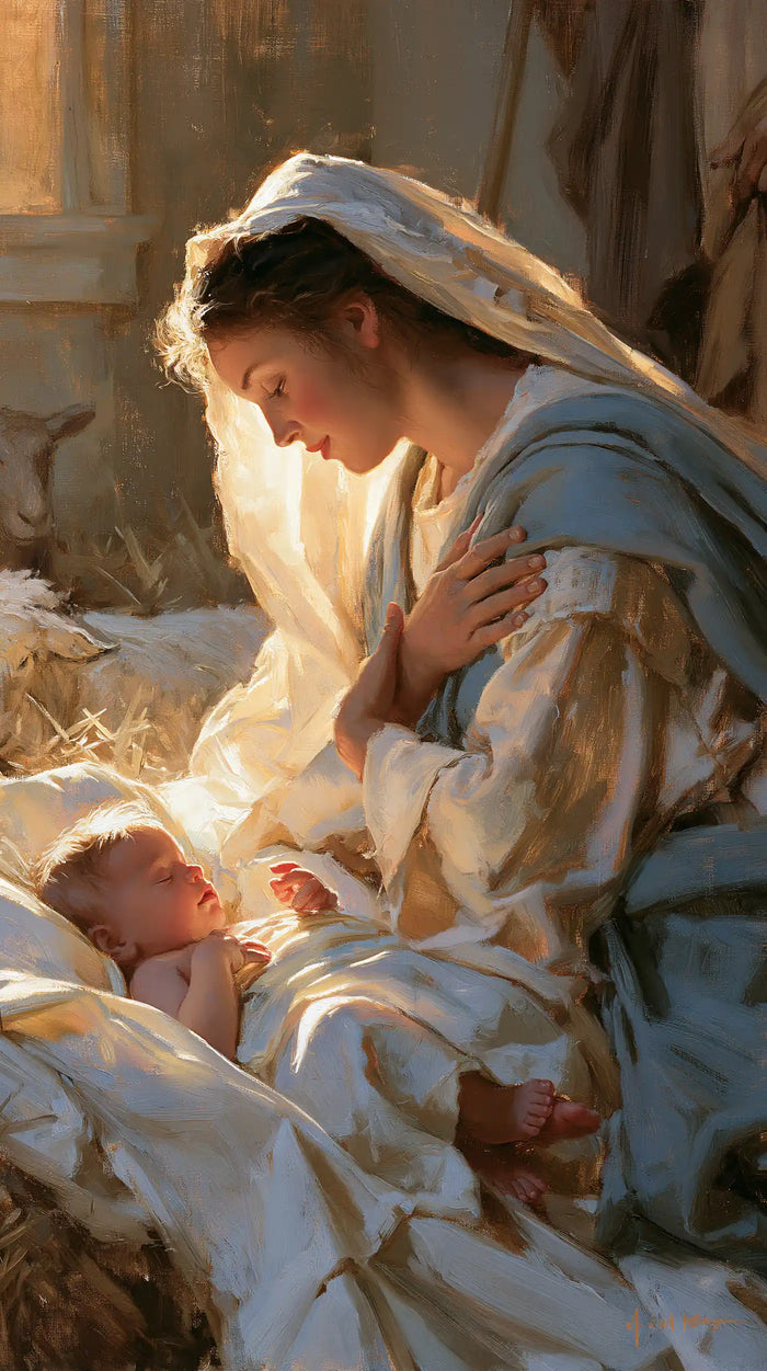 The Nativity - Sacred Maternal Tenderness · Portrait n° 2