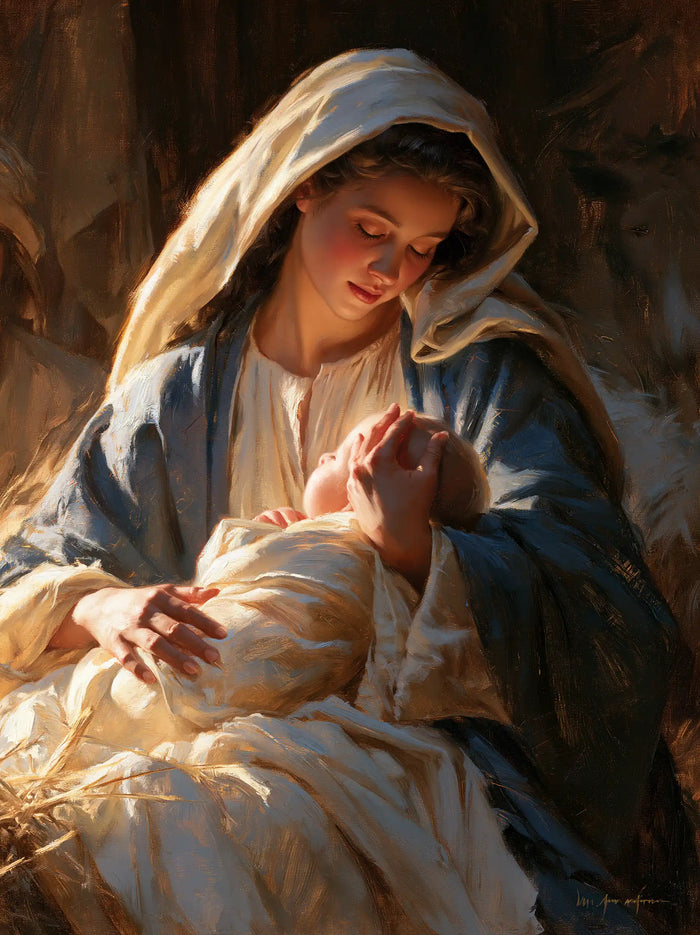 The Nativity - Sacred Maternal Tenderness · Portrait n° 6