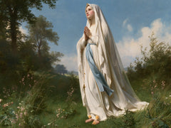 Our Lady of Lourdes – Blue Sash Under Open Skies