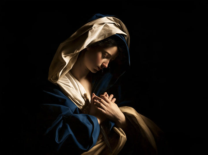 Our Lady of Sorrows — Silence beneath the Ivory Veil