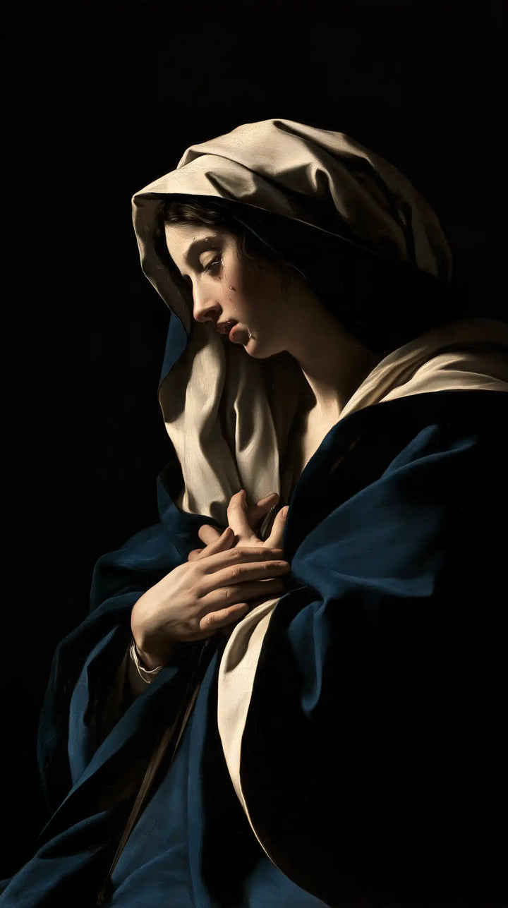 Our Lady of Sorrows — Faithfulness beneath the Folded Veil