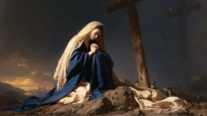 Our Lady of Sorrows - Mary Kneeling before the Cross · Landscape n° 8