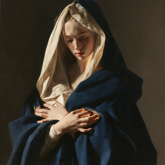 Our Lady of Sorrows — Prayer in the Stillness of Crossed Arms