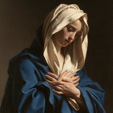 Our Lady of Sorrows - Mater Dolorosa Classical Portrait · Square n° 7