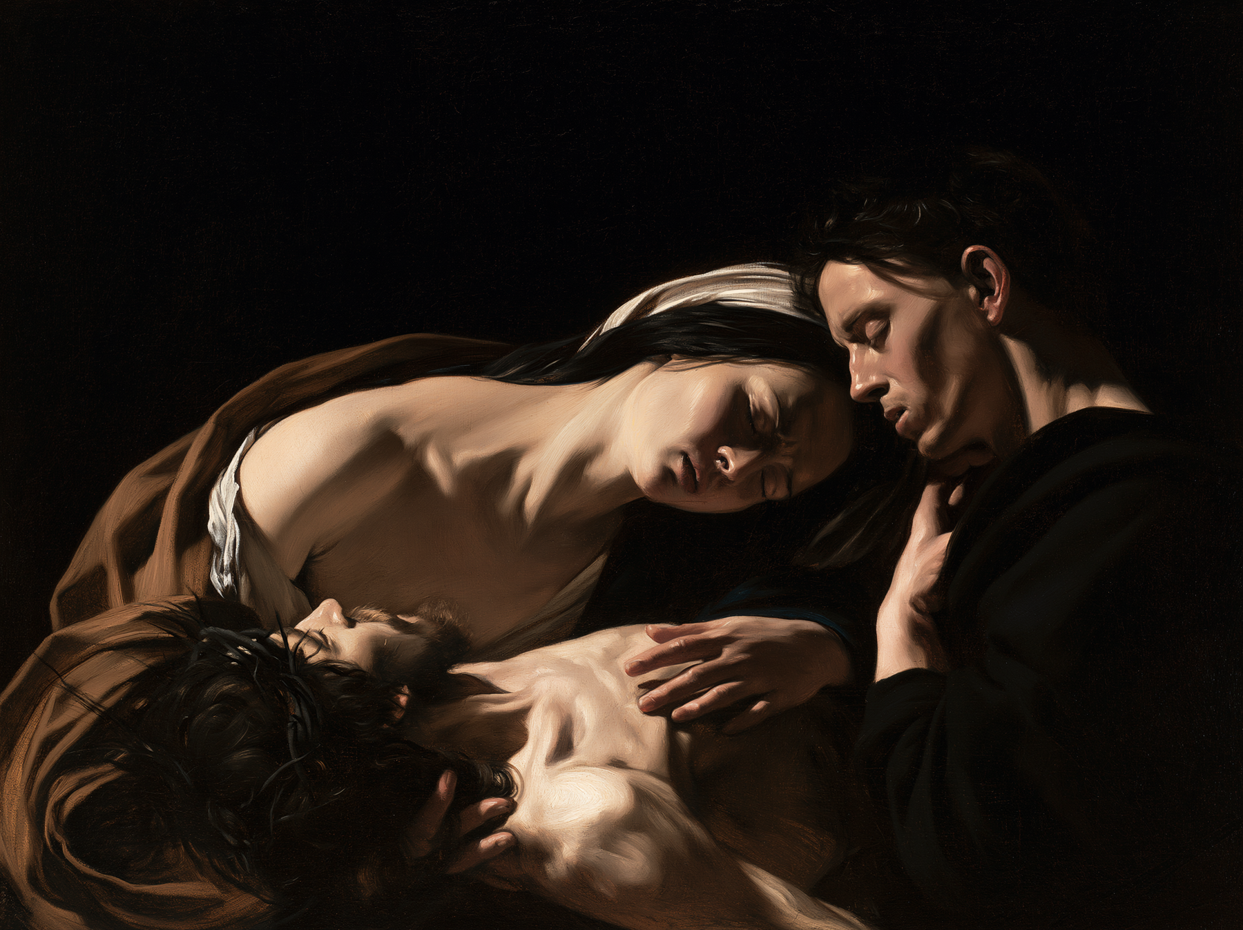 La Pietà — Caravage - ténébrisme · Paysage n° 2 — aperçu de la finition sélectionnée