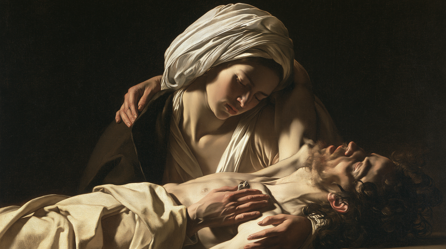 La Pietà — Caravage - ténébrisme · Paysage n° 4